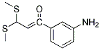 1-(3-AMINO-PHENYL)-3,3-BIS-METHYLSULFANYL-PROPENONE 结构式