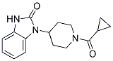 1-[1-(CYCLOPROPYLCARBONYL)PIPERIDIN-4-YL]-1,3-DIHYDRO-2H-BENZIMIDAZOL-2-ONE 结构式