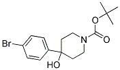 1-Boc-4-(4-bromo-phenyl)-piperidin-4-ol 结构式