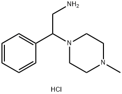 2-(4-METHYL-PIPERAZIN-1-YL)-2-PHENYL-ETHYLAMINETRIHYDROCHLORIDE 结构式