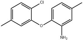 2-(2-CHLORO-5-METHYLPHENOXY)-5-METHYLPHENYLAMINE 结构式