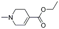 1-METHYL-1,2,3,6-TETRAHYDRO-PYRIDINE-4-CARBOXYLIC ACID ETHYL ESTER 结构式