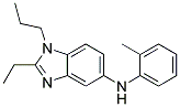 (2-Ethyl-1-propyl-1H-benzoimidazol-5-yl)-o-tolyl-amine 结构式