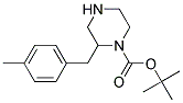 2-(4-METHYL-BENZYL)-PIPERAZINE-1-CARBOXYLIC ACID TERT-BUTYL ESTER 结构式