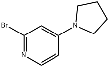 2-溴-4(吡咯烷-1-基)吡啶 结构式