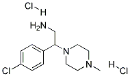 2-(4-氯苯基)-2-(4-甲基哌嗪-1-基)乙-1-胺二盐酸盐 结构式