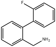 (2'-氟代-[1,1'-联苯]-2-基)甲胺 结构式