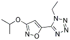 1-ETHYL-5-(3-ISOPROPOXY-ISOXAZOL-5-YL)-1H-TETRAZOLE 结构式