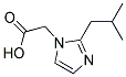 (2-ISOBUTYL-IMIDAZOL-1-YL)-ACETIC ACID 结构式