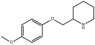 2-[(4-METHOXYPHENOXY)METHYL]PIPERIDINE 结构式