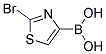 2-BROMOTHIAZOLE-4-BORONIC ACID 结构式