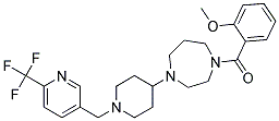 1-(2-METHOXYBENZOYL)-4-(1-([6-(TRIFLUOROMETHYL)PYRIDIN-3-YL]METHYL)PIPERIDIN-4-YL)-1,4-DIAZEPANE 结构式