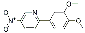 2-(3,4-DIMETHOXYPHENYL)-5-NITROPYRIDINE 结构式