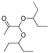1,1-BIS-(1-ETHYL-PROPOXY)-PROPAN-2-ONE 结构式