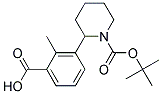 2-((1-(TERT-BUTOXYCARBONYL)PIPERIDIN-3-YL)METHYL)BENZOIC ACID 结构式
