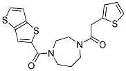 1-(THIENO[3,2-B]THIEN-2-YLCARBONYL)-4-(2-THIENYLACETYL)-1,4-DIAZEPANE 结构式