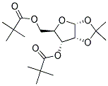 1,2-O-ISOPROPYLIDENE-3,5-DI-O-PIVALOYL-ALPHA-D-RIBOFURANOSE 结构式