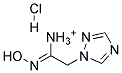 1-(HYDROXYIMINO)-2-(1H-1,2,4-TRIAZOL-1-YL)-1-ETHANAMINIUM CHLORIDE 结构式