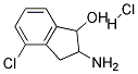 2-AMINO-4-CHLORO-INDAN-1-OL HYDROCHLORIDE 结构式