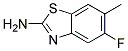 2-Amino-5-fluoro-6-methylbenzothiazole 结构式