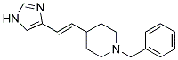 1-BENZYL-4-[2-(1H-IMIDAZOL-4-YL)-VINYL]-PIPERIDINE 结构式