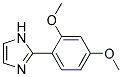2-(2,4-DIMETHOXY-PHENYL)-1H-IMIDAZOLE 结构式