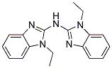1-ETHYL-N-(1-ETHYL-1H-BENZIMIDAZOL-2-YL)-1H-BENZIMIDAZOL-2-AMINE 结构式
