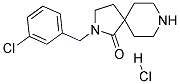 2-(3-CHLOROBENZYL)-2,8-DIAZASPIRO[4.5]DECAN-1-ONE HYDROCHLORIDE 结构式