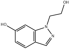 1-(2-羟基乙基)-1H-吲唑-6-醇 结构式