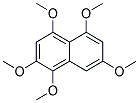 1,2,4,5,7-PENTAMETHOXY-NAPHTHALENE 结构式