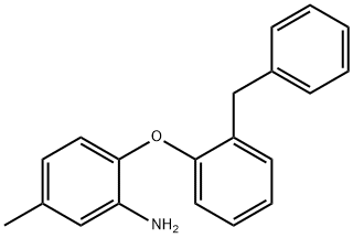 2-(2-BENZYLPHENOXY)-5-METHYLANILINE 结构式