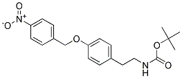 (2-[4-(4-NITRO-BENZYLOXY)-PHENYL]-ETHYL)-CARBAMIC ACID TERT-BUTYL ESTER 结构式