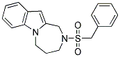 2-(BENZYLSULFONYL)-2,3,4,5-TETRAHYDRO-1H-[1,4]DIAZEPINO[1,2-A]INDOLE 结构式
