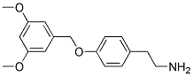 2-[4-(3,5-DIMETHOXY-BENZYLOXY)-PHENYL]-ETHYLAMINE 结构式