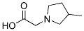 2-(4-METHYL)PYRROLIDINYL ACETIC ACID 结构式
