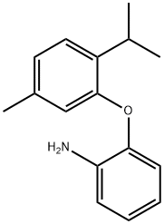 2-(2-ISOPROPYL-5-METHYLPHENOXY)ANILINE 结构式