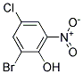 2-BROMO-4-CHLORO-6-NITROPHENOL 结构式