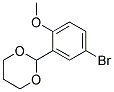 1-Bromo-3-(1,3-dioxan-2-yl)-4-methoxybenzene 结构式