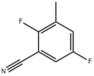 2,5-二氟-3-甲基苯腈 结构式