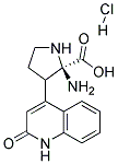 2-Amino-3(1,2-dihydro-2-oxoquinoline-4-yl)propoicacid Hcl 结构式