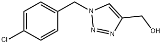 1-(4-Chlorobenzyl)-4-(hydroxymethyl)-1H-1,2,3-triazole 结构式