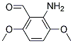 2-Amino-3,6-dimethoxybenzaldehyde 结构式