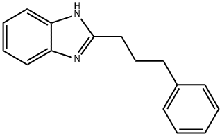 2-(3-苯丙基)-1H-苯并咪唑 结构式