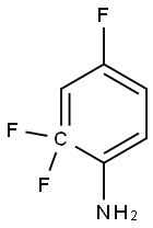 2,2,4-Trifluoroaniline 结构式