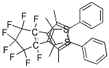 1,2-Bis(2,4-dimethyl-5-phenyl-3-thienyl) perfluorocyclopentene 结构式