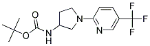 [1-(5-TRIFLUOROMETHYL-PYRIDIN-2-YL)-PYRROLIDIN-3-YL]-CARBAMIC ACID TERT-BUTYL ESTER 结构式