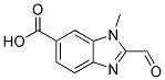 2-FORMYL-3-METHYL-3H-BENZOIMIDAZOLE-5-CARBOXYLIC ACID 结构式