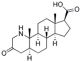 1-Aza-5A-Androstan-3-One-17b-CarboxylicAcid 结构式