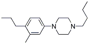 1-Butyl-4-(3-Methyl-4-Propylphenyl)Piperazine 结构式