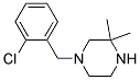 1-(2-Chlorobenzyl)-3,3-Dimethylpiperazine 结构式